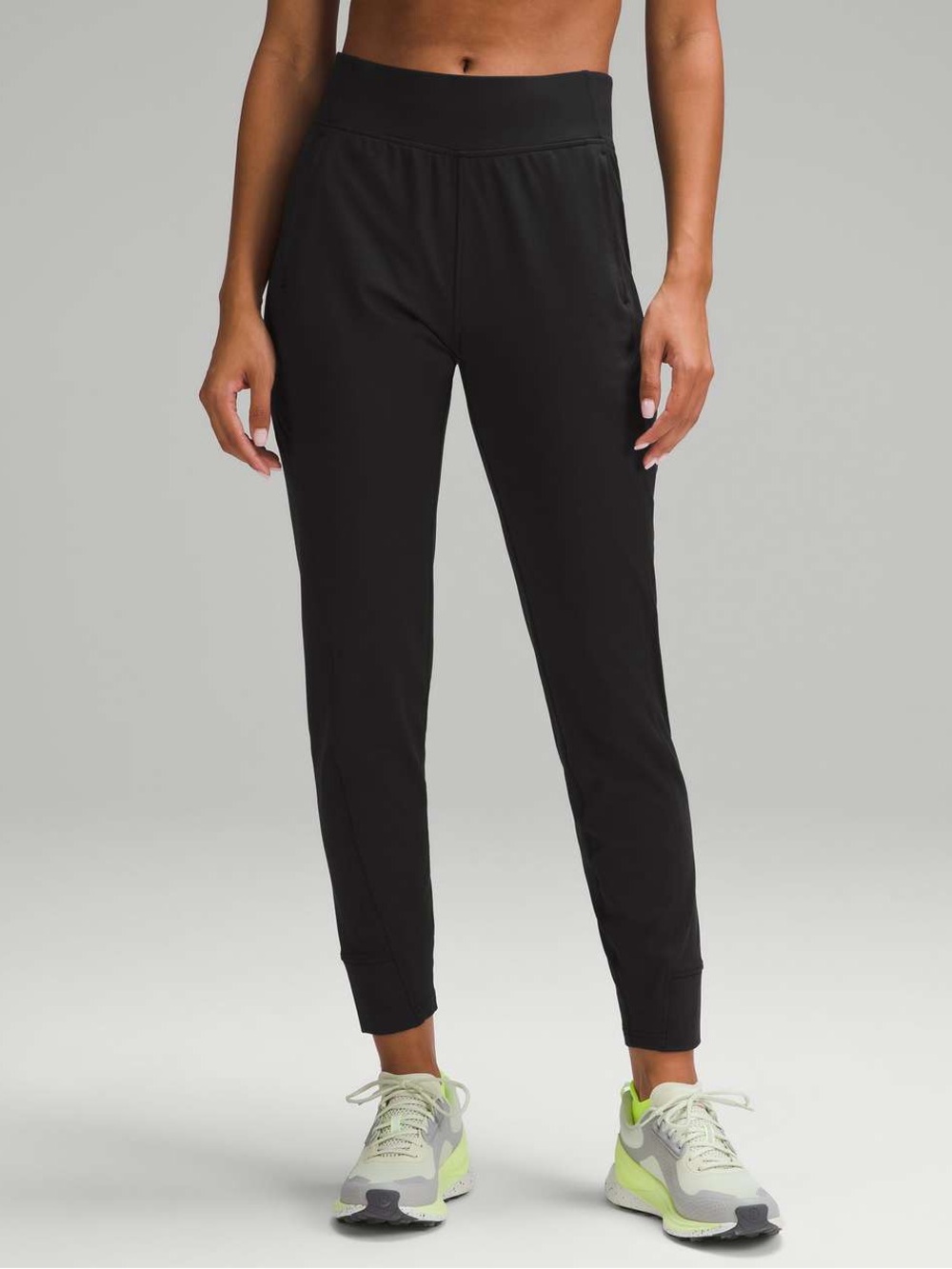 Lululemon Its Rulu Run Fleece High-Rise Jogger *Full Length Black - Size 8